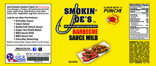 Mild BBQ Sauce